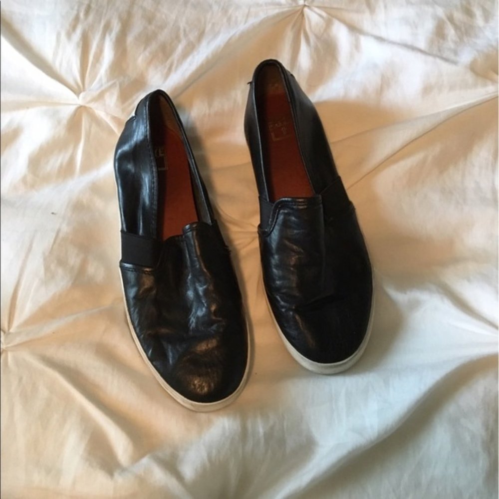 Frye Leather Slip On Sneakers